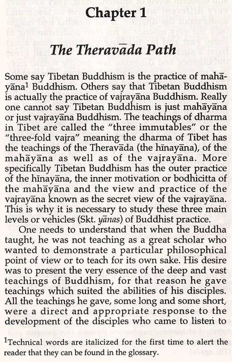 The three vehicles of Buddhist practice (Bibliotheca Indo-Buddhica series) - Retail Maharaj