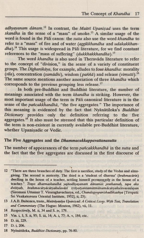 The Five Aggregates (Understanding Theravada Psychology and Soteriology) - Retail Maharaj