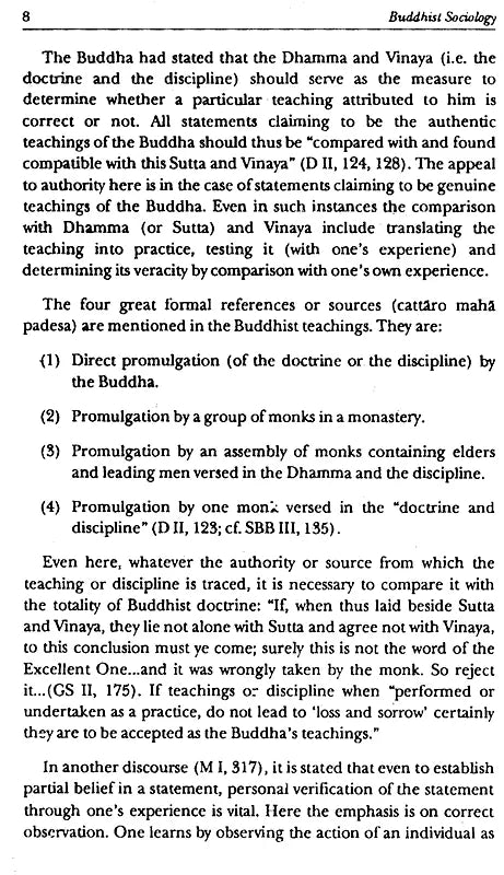 Buddhist Sociology (Bibliotheca Indo-Buddhica Series No 117) - Retail Maharaj