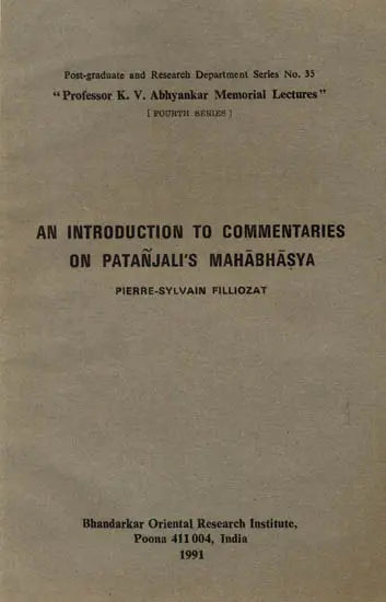 An Introduction to Commentaries on Patanjali’s Mahabhasya