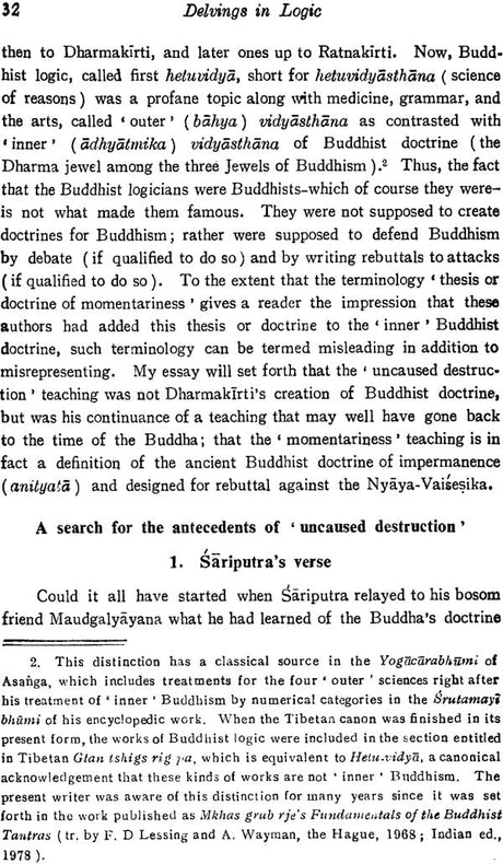 Delvings in Logic by Alex Wayman (A Rare Book) - Retail Maharaj