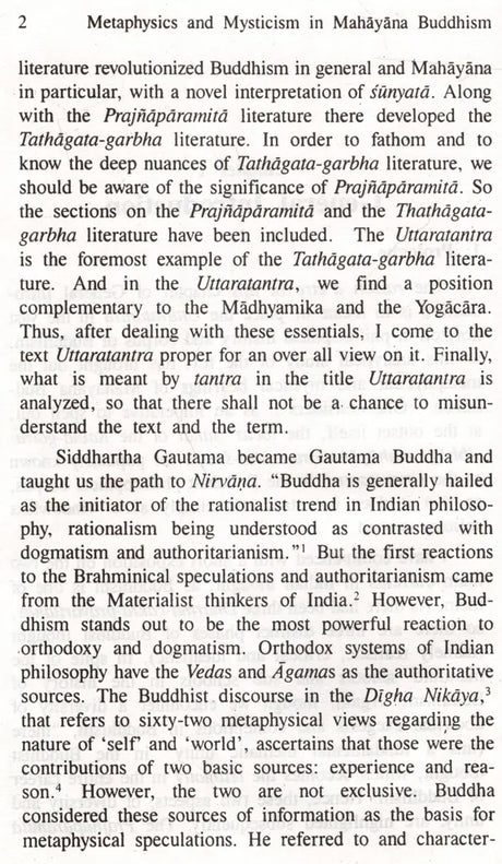 Metaphysics and Mysticism in Mahayana Buddhism [UNABRIDGED] - Retail Maharaj