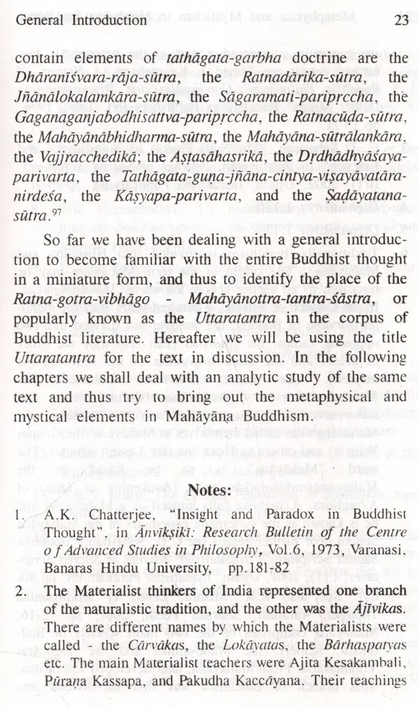 Metaphysics and Mysticism in Mahayana Buddhism [UNABRIDGED] - Retail Maharaj