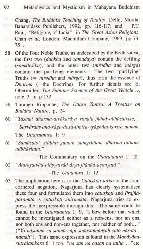 Metaphysics and Mysticism in Mahayana Buddhism [UNABRIDGED] - Retail Maharaj