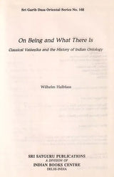 On Being and What there is–Classical Vaisesika and the History of Indian Ontology - Retail Maharaj