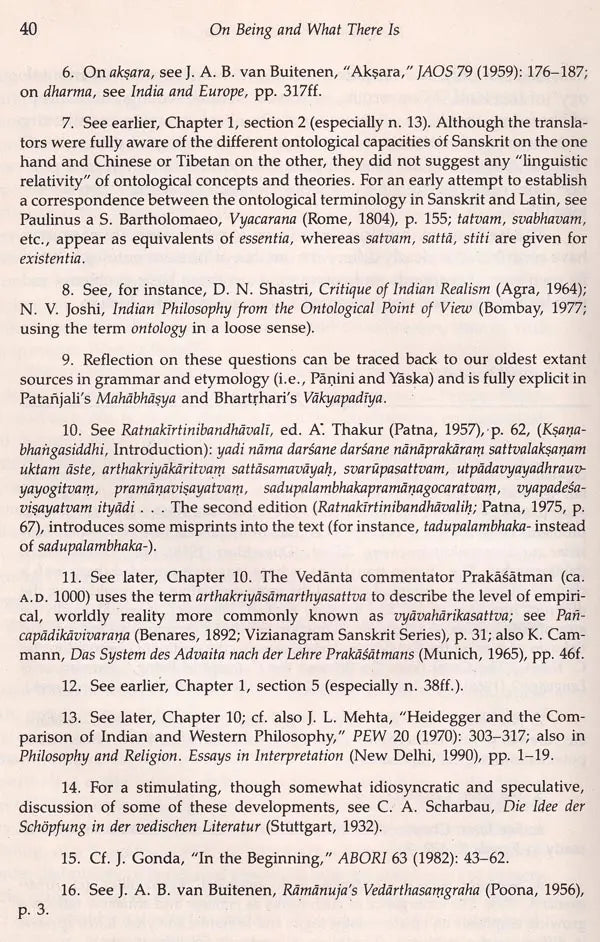 On Being and What there is–Classical Vaisesika and the History of Indian Ontology - Retail Maharaj