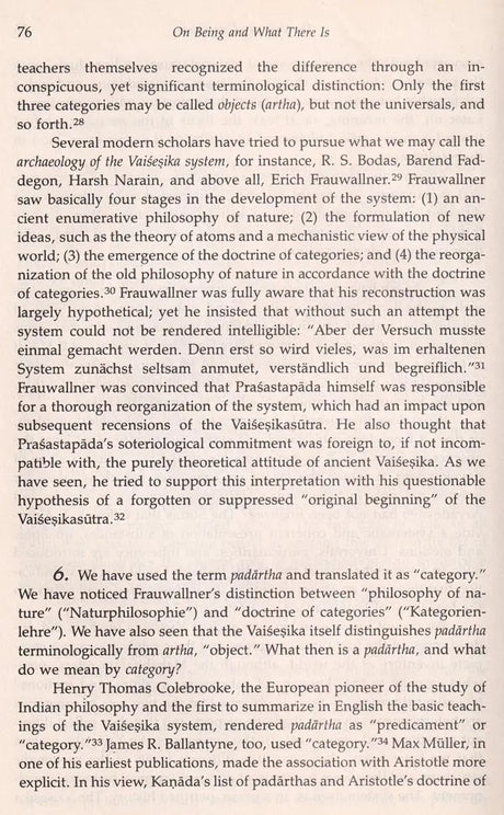 On Being and What there is–Classical Vaisesika and the History of Indian Ontology - Retail Maharaj