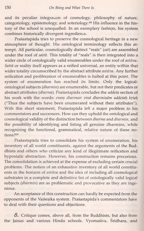 On Being and What there is–Classical Vaisesika and the History of Indian Ontology - Retail Maharaj