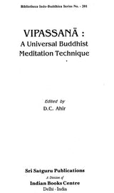 Vipassana; A Universal Buddhist Meditation Technique - Retail Maharaj