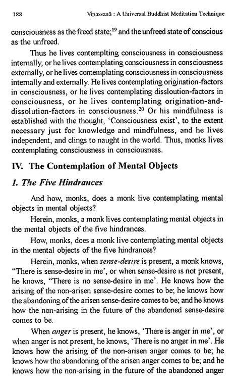 Vipassana; A Universal Buddhist Meditation Technique - Retail Maharaj