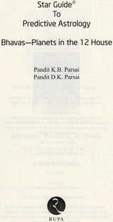 Star Guide to Predictive Astrology [English] By Pandit KB Parsai, DK Parsai - Retail Maharaj