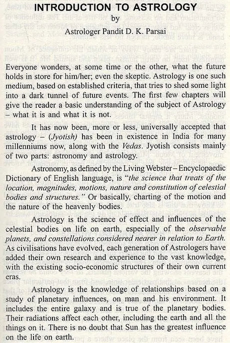 Star Guide to Predictive Astrology [English] By Pandit KB Parsai, DK Parsai - Retail Maharaj