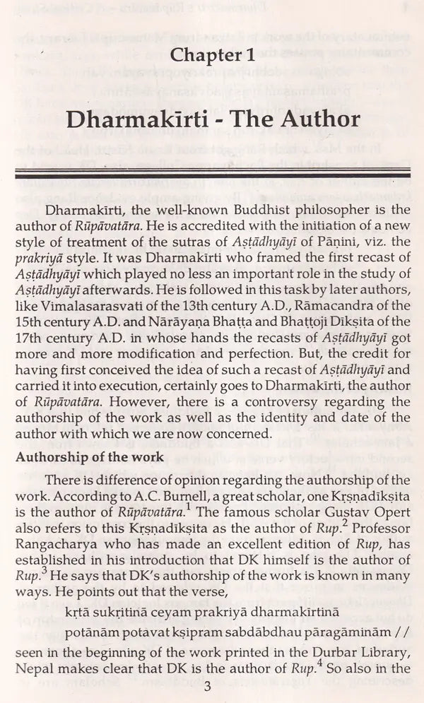 Dharmakirti's Rupavatara: A Critical Study - Retail Maharaj