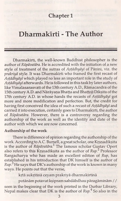 Dharmakirti's Rupavatara: A Critical Study - Retail Maharaj