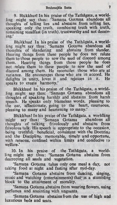 Ten Suttas from Digha Nikaya (Long Discourses of the Buddha) - Retail Maharaj