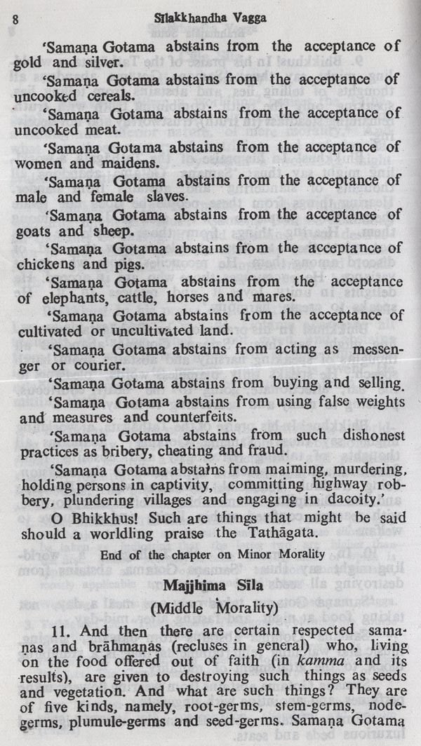 Ten Suttas from Digha Nikaya (Long Discourses of the Buddha) - Retail Maharaj