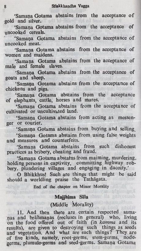 Ten Suttas from Digha Nikaya (Long Discourses of the Buddha) - Retail Maharaj