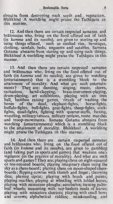 Ten Suttas from Digha Nikaya (Long Discourses of the Buddha) - Retail Maharaj