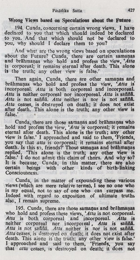 Ten Suttas from Digha Nikaya (Long Discourses of the Buddha) - Retail Maharaj