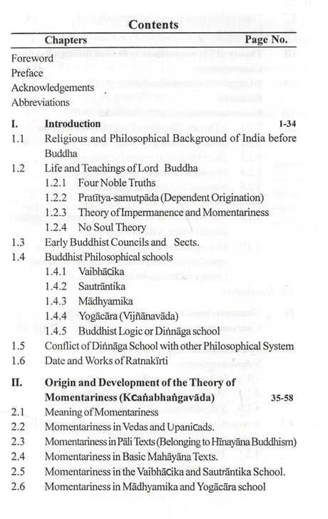Buddhist Theory of Momentariness (A Case Study of Ksanabhangasiddhi of Ratnakirti) - Retail Maharaj