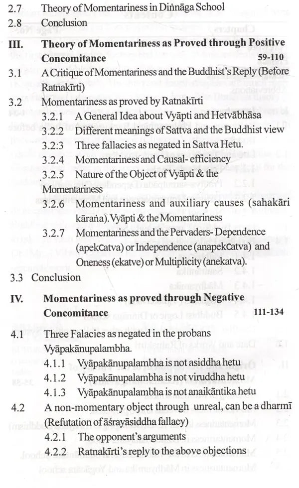 Buddhist Theory of Momentariness (A Case Study of Ksanabhangasiddhi of Ratnakirti) - Retail Maharaj