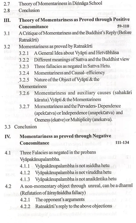 Buddhist Theory of Momentariness (A Case Study of Ksanabhangasiddhi of Ratnakirti) - Retail Maharaj