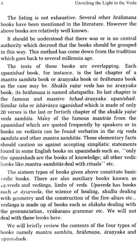 Unveiling the Light in the Vedas–T.V. Kapali Sastry/Complied from Siddhanjana and Other Essays on the Veda - Retail Maharaj