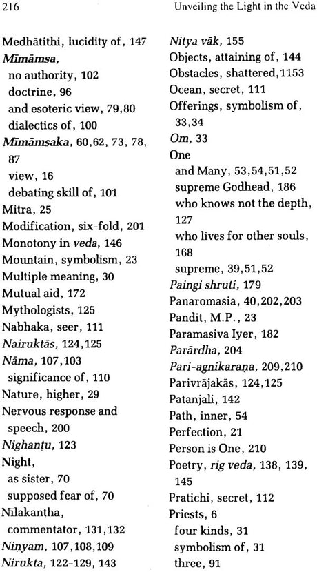 Unveiling the Light in the Vedas–T.V. Kapali Sastry/Complied from Siddhanjana and Other Essays on the Veda - Retail Maharaj