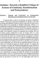 Santana and Santanantara: An Analysis of the Buddhist Perspective Concerning Continuity, Transformation and Transcendence and the Basis of an ... psycholo (Bibliotheca Indo-Buddhica Series) - Retail Maharaj