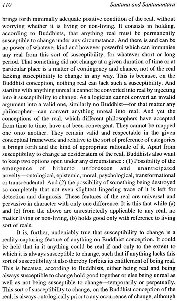 Santana and Santanantara: An Analysis of the Buddhist Perspective Concerning Continuity, Transformation and Transcendence and the Basis of an ... psycholo (Bibliotheca Indo-Buddhica Series) - Retail Maharaj