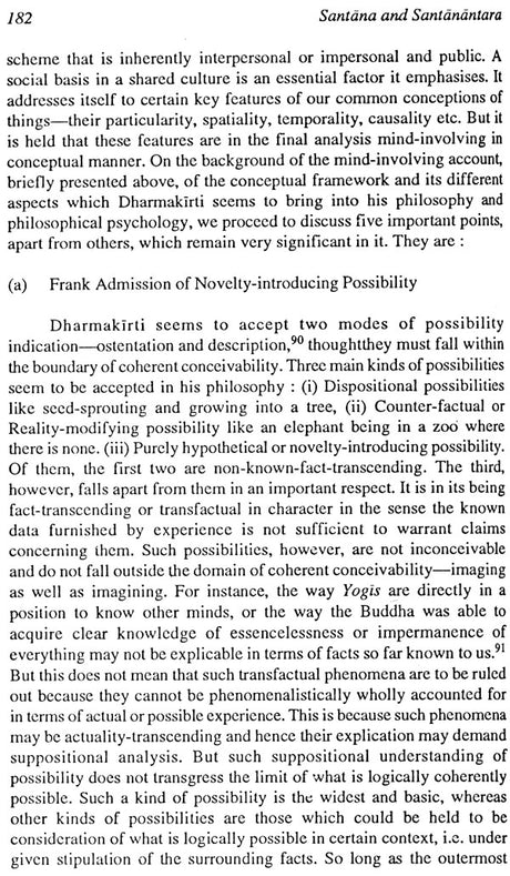 Santana and Santanantara: An Analysis of the Buddhist Perspective Concerning Continuity, Transformation and Transcendence and the Basis of an ... psycholo (Bibliotheca Indo-Buddhica Series) - Retail Maharaj