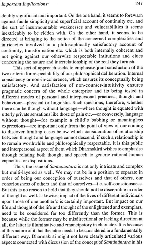 Santana and Santanantara: An Analysis of the Buddhist Perspective Concerning Continuity, Transformation and Transcendence and the Basis of an ... psycholo (Bibliotheca Indo-Buddhica Series) - Retail Maharaj