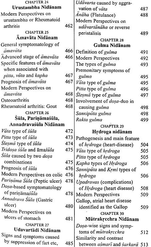 Ayurvedic Diagnostics - Madhava-Nidana of Madhavakara With the Commentary Madhukosa (Set of Two Volumes) - Retail Maharaj