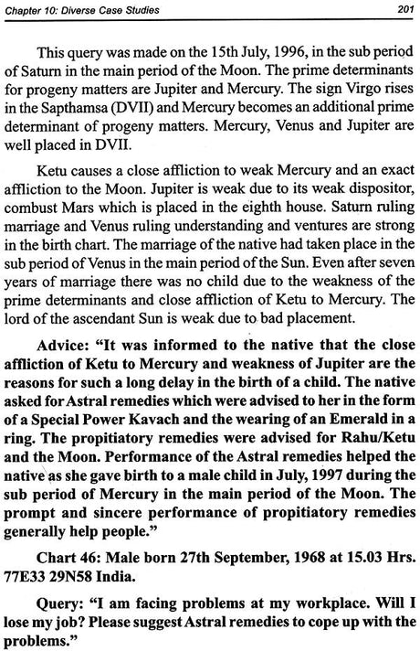 Methodology for Handling Astrological Queries (Diverse Case Studies Analyzed Through Systems Approach for Interpreting Horoscopes) - Retail Maharaj