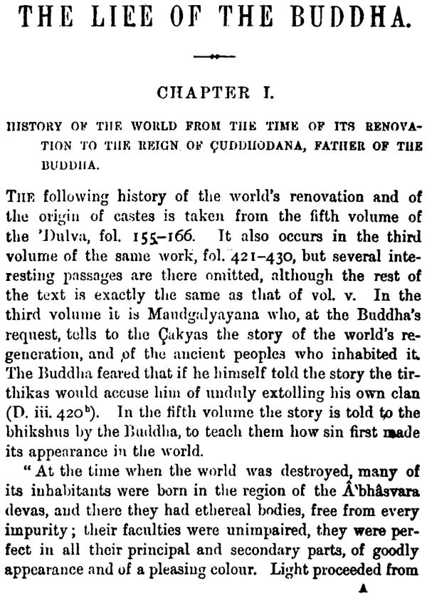 Life of the Buddha and the Early History of His Order - Retail Maharaj