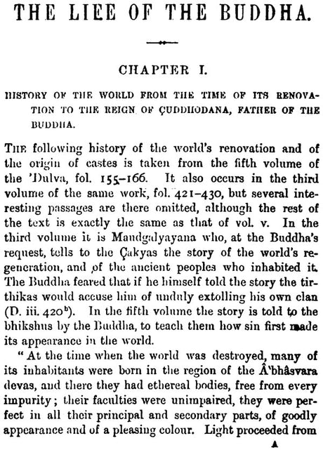 Life of the Buddha and the Early History of His Order - Retail Maharaj