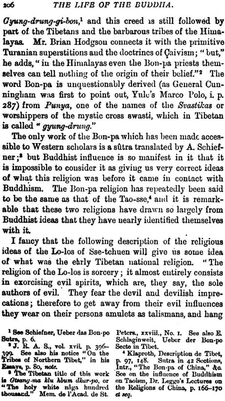 Life of the Buddha and the Early History of His Order - Retail Maharaj