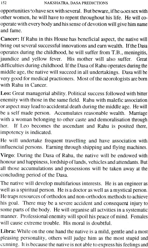 Nakshatra (Constellation) Based Predictions - Book 2 Dasa Predictions [English] - Retail Maharaj