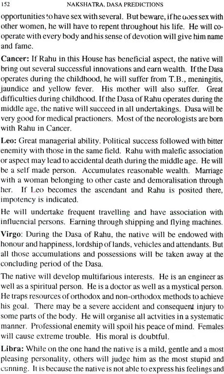 Nakshatra (Constellation) Based Predictions - Book 2 Dasa Predictions [English] - Retail Maharaj