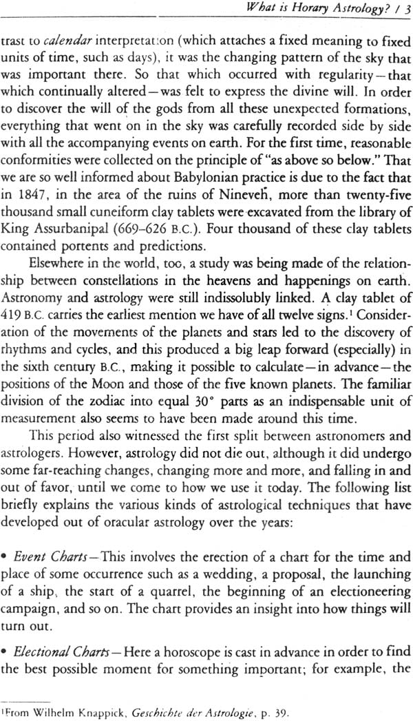 Handbook of Horary Astrology