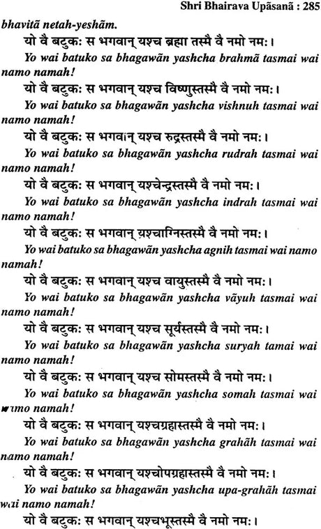 Shri Bhairava Upasana - Retail Maharaj