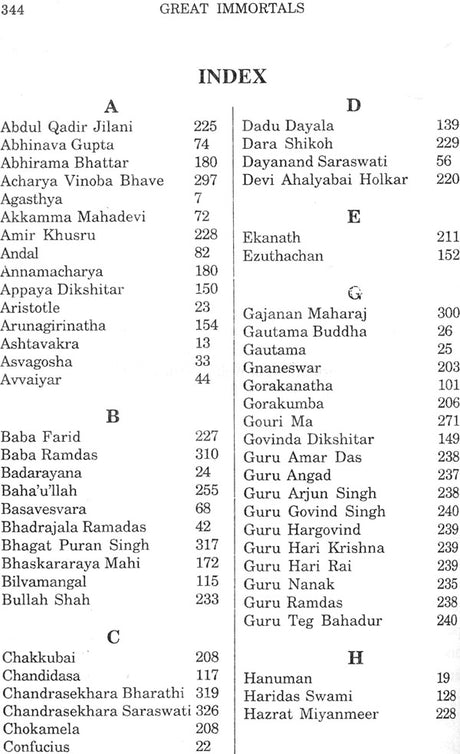 Great Immortals (Spiritual Heritage of India Through The Lives of Saints and Sages) - Retail Maharaj