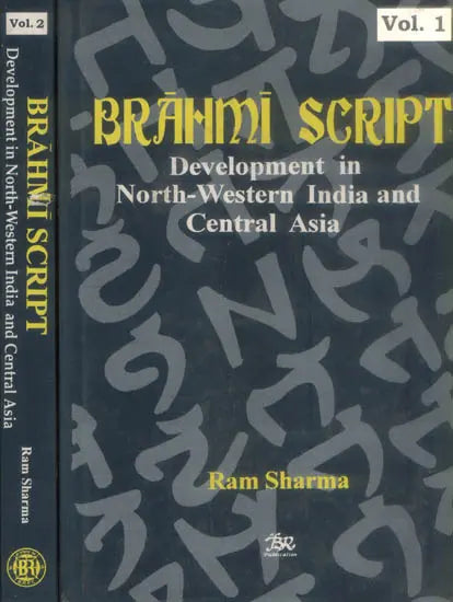 Brahmi Script: Development in North-Western India and Central Asia (Set of 2 Volumes)- A Rare Book - Retail Maharaj