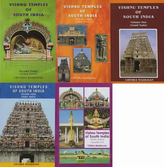 Vishnu Temples of South India (Set of Five Volumes) - Retail Maharaj