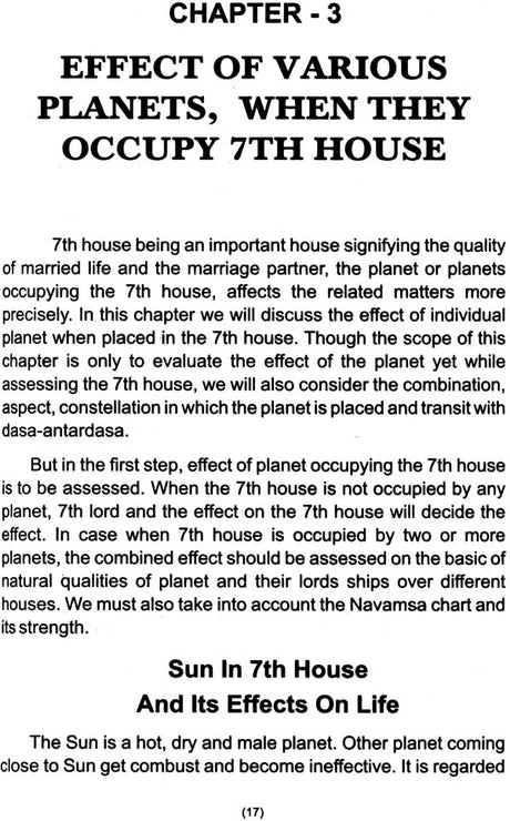 The Seventh House: A Book on Vedic Astrology [English] By Suresh Tanwar - Retail Maharaj