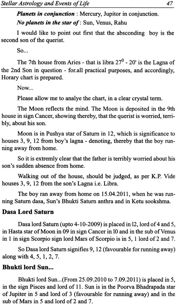 Stellar Astrology and Events in Life (Based on Krishnamurthy Padhathi) [English] By MN Muley - Retail Maharaj