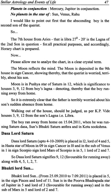 Stellar Astrology and Events in Life (Based on Krishnamurthy Padhathi) [English] By MN Muley - Retail Maharaj