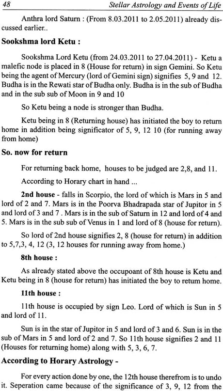 Stellar Astrology and Events in Life (Based on Krishnamurthy Padhathi) [English] By MN Muley - Retail Maharaj