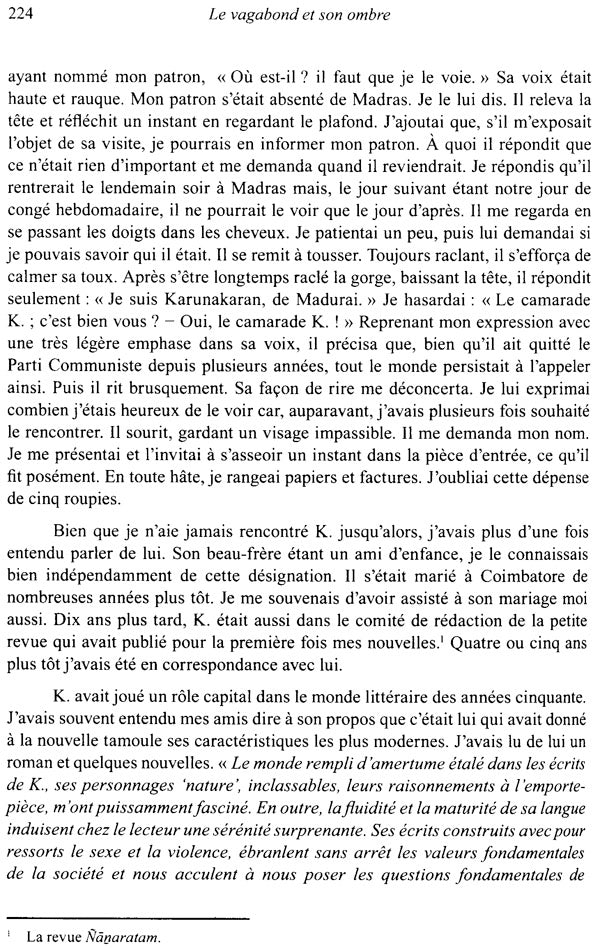 Le Vagabond Et Son Ombre - Retail Maharaj