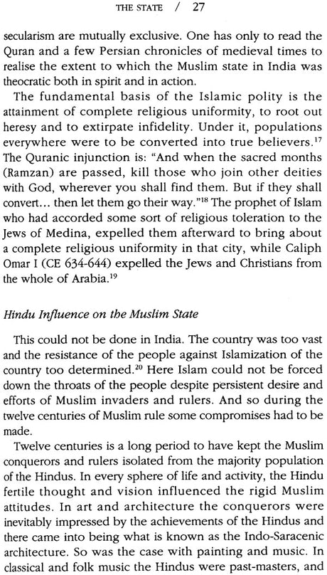 Theory and Practice of Muslim State in India - Retail Maharaj